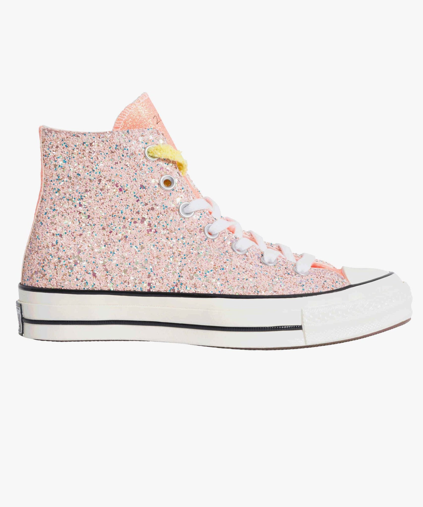 Pink Hi Glitter Converse