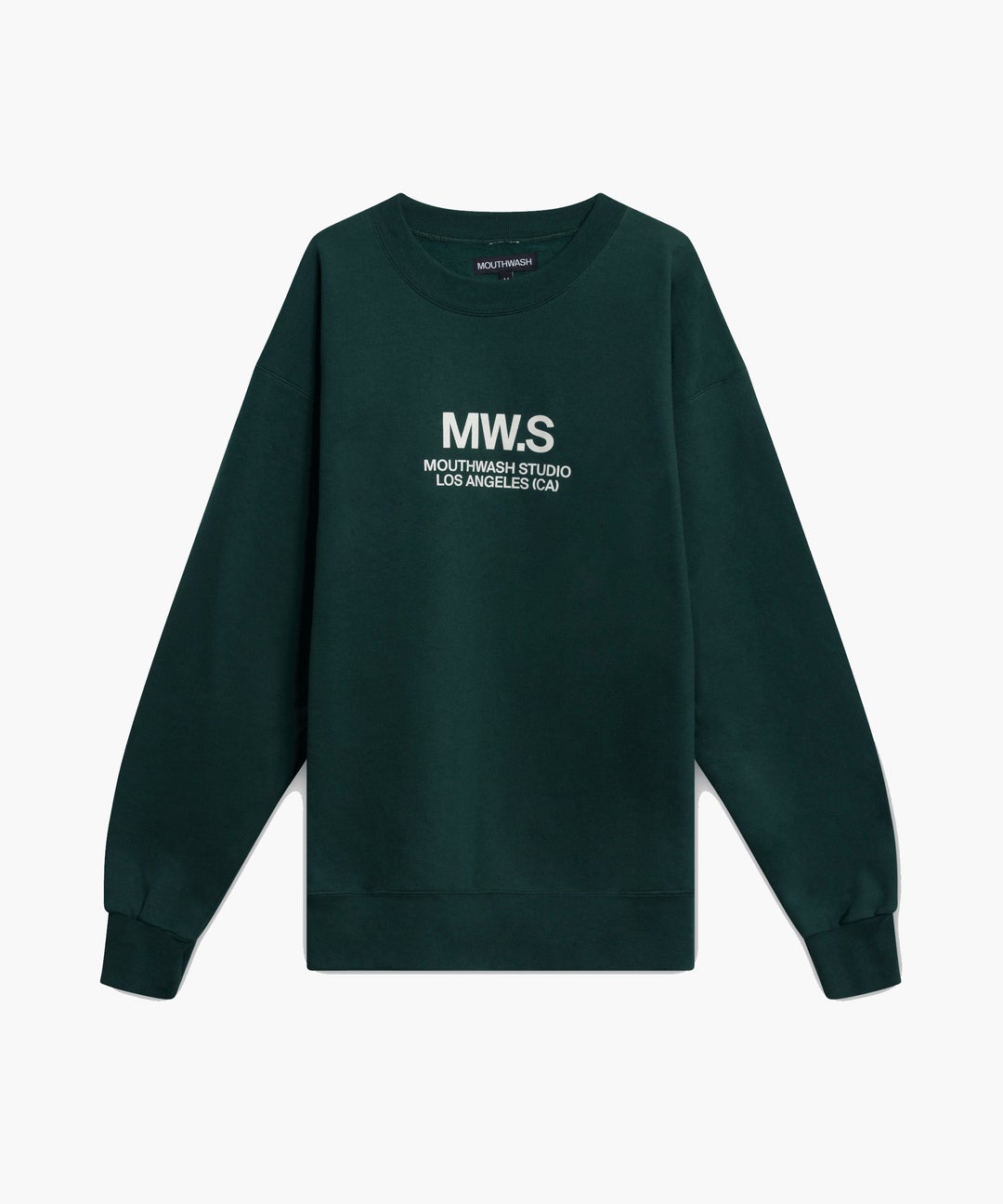 MOUTHWASH Studio Crewneck - Dark Green