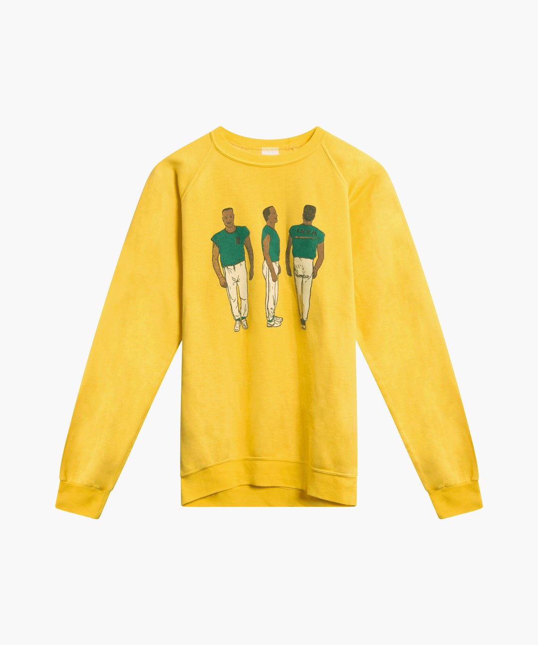 Vintage IKEA Sweatshirt "Made In Italy" 80s - Yellow